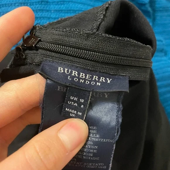 Burberry London Black A-Line Skirt US size 8, most flattering flowy skirt ever! - Picture 11 of 12